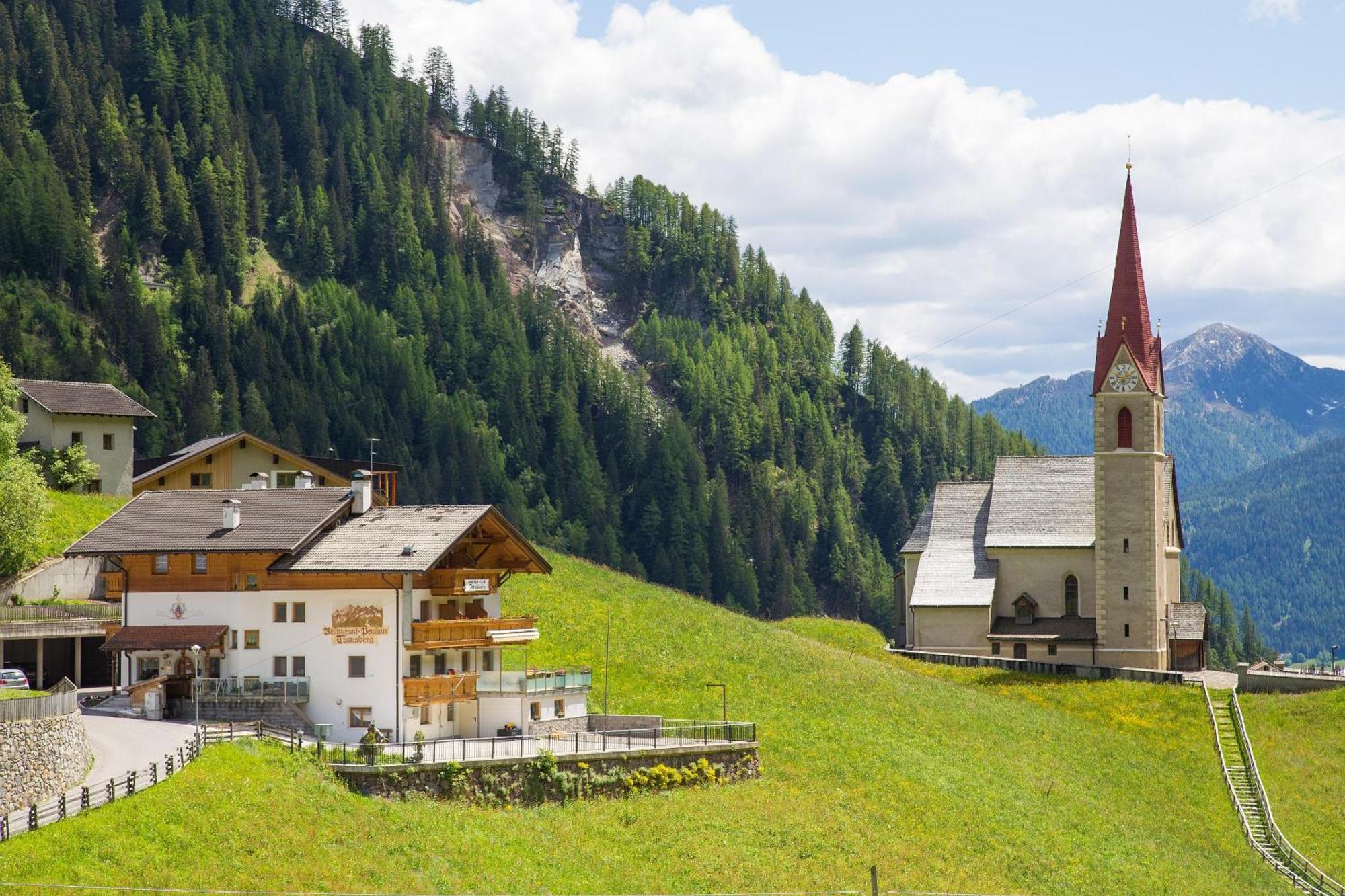 Gasthof Trausberg Corvara in Passiria Buitenkant foto